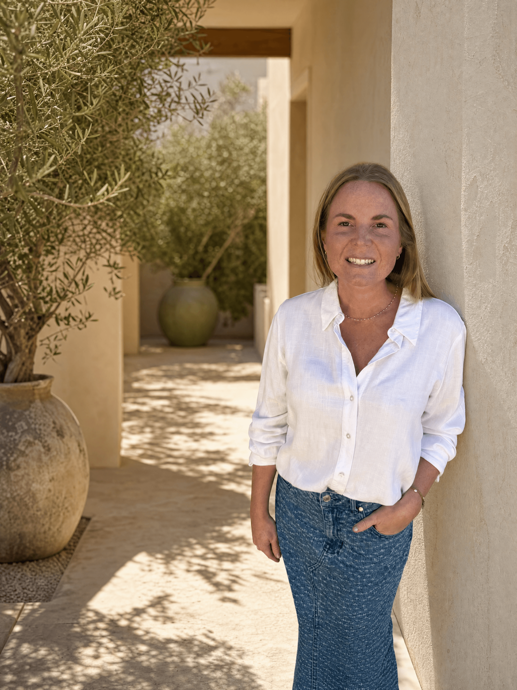 Porträtt av Ebba Genberg, kreativ kraft bakom 1753 SKINCARE